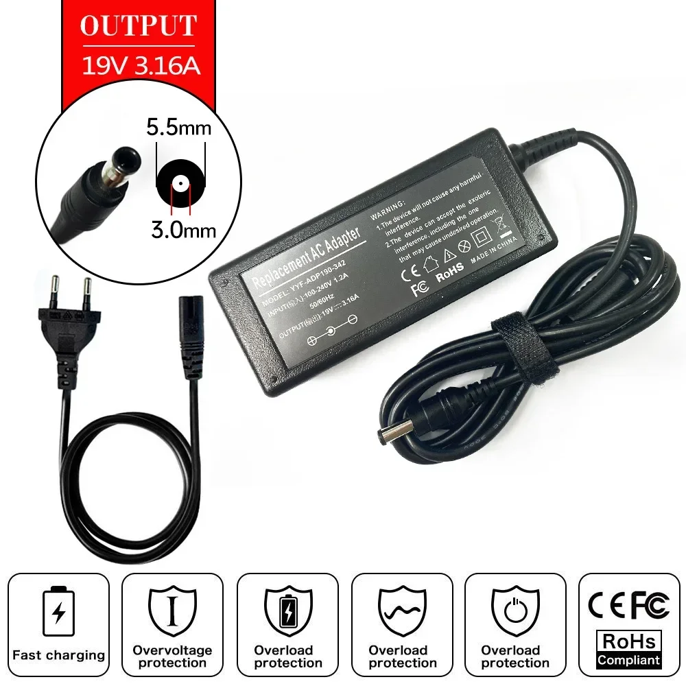 Laptop Accessories Shop - 19 V 3.15A/3.16A 60 W Dizüstü