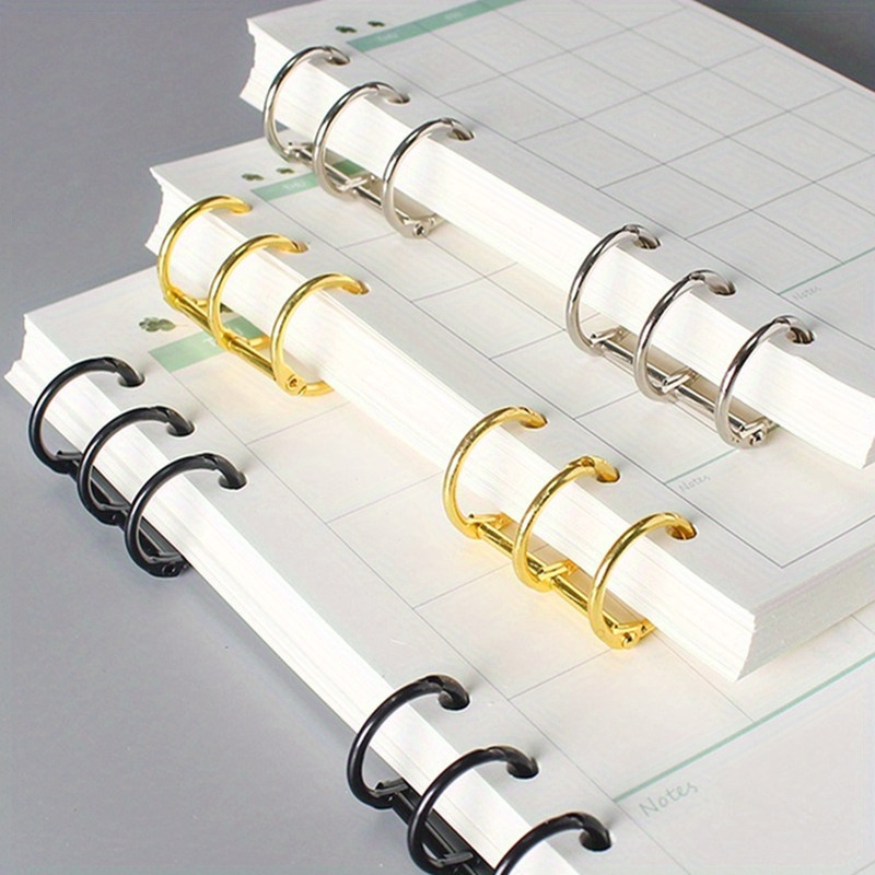 Laptop Accessories For Office - 10 adet Metal Gevşek Yaprak Kitap