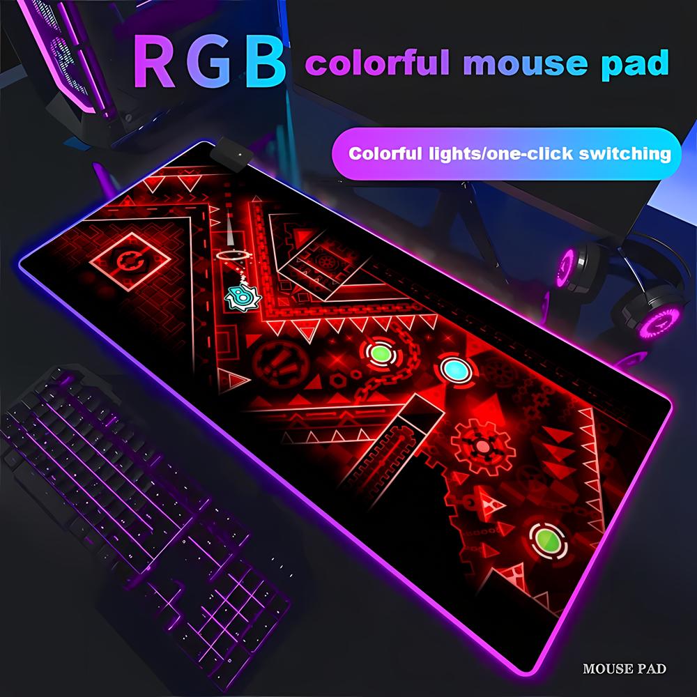 Laptop Accessories Rgb - RGB E-spor Serin Mouse Pad Geometri
