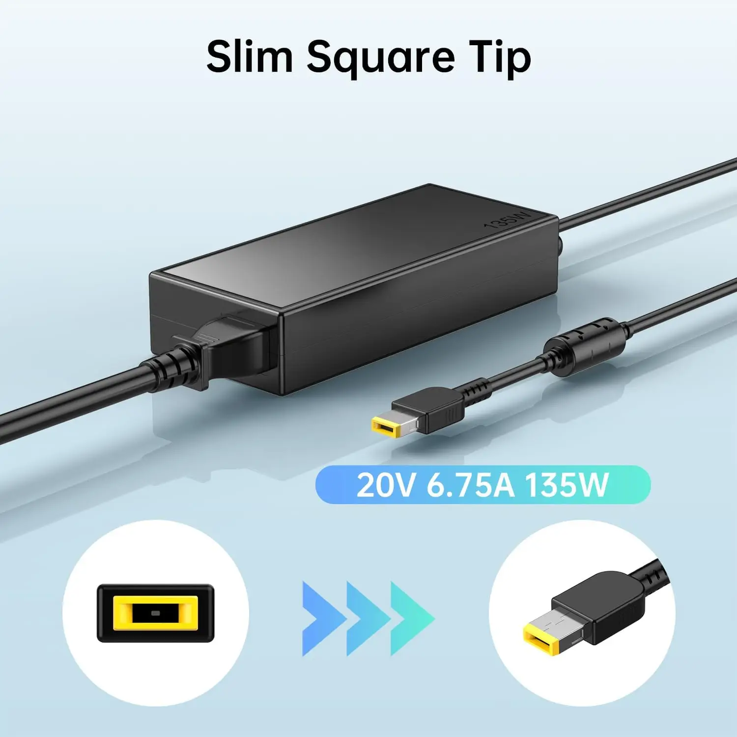 Laptop Accessories Shop - 20V 6.lenovo 135W dizüstü Ac adaptör