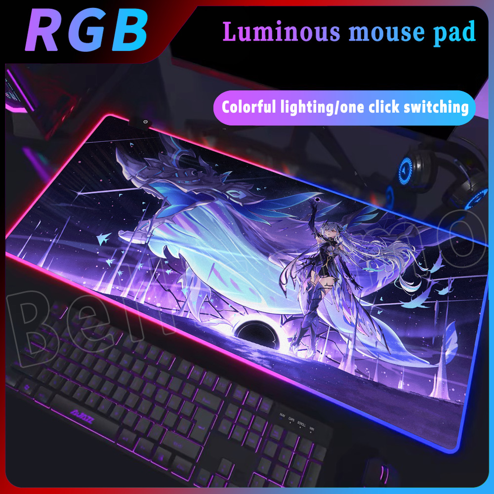 Laptop Accessories Rgb - Anime Yeni Arlecchino Skirk Masa Paspasları