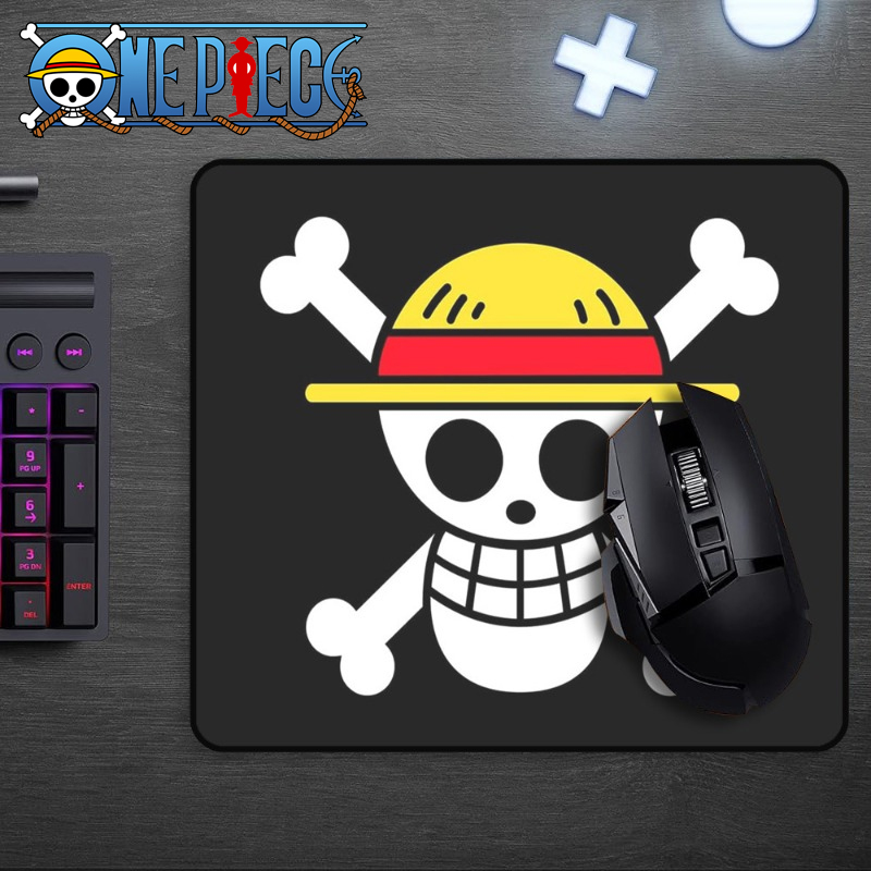 Good Laptop Accessories - Karikatür Tek Parça Luffy Kafatası Mouse