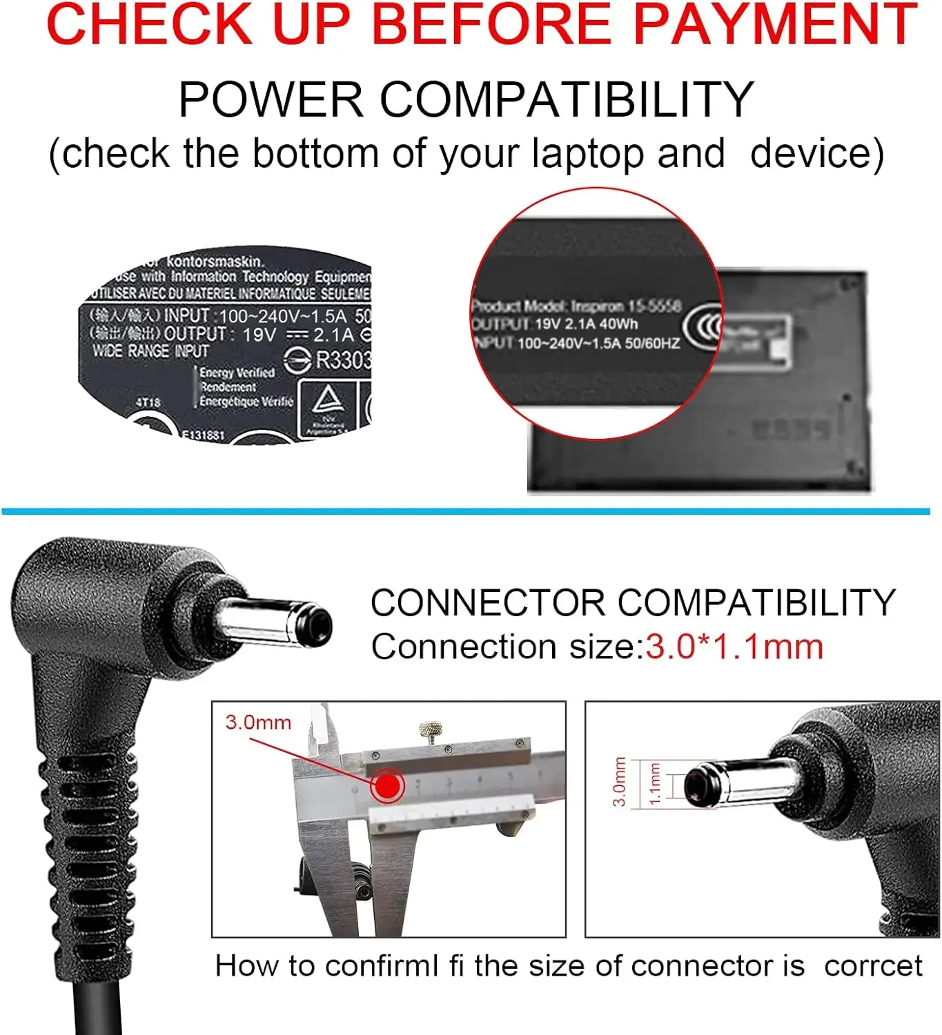 19 V 2.1A 40 W Dizüstü Ac Adap - Laptop Accessories Shop incelemesi ve fiyatı
