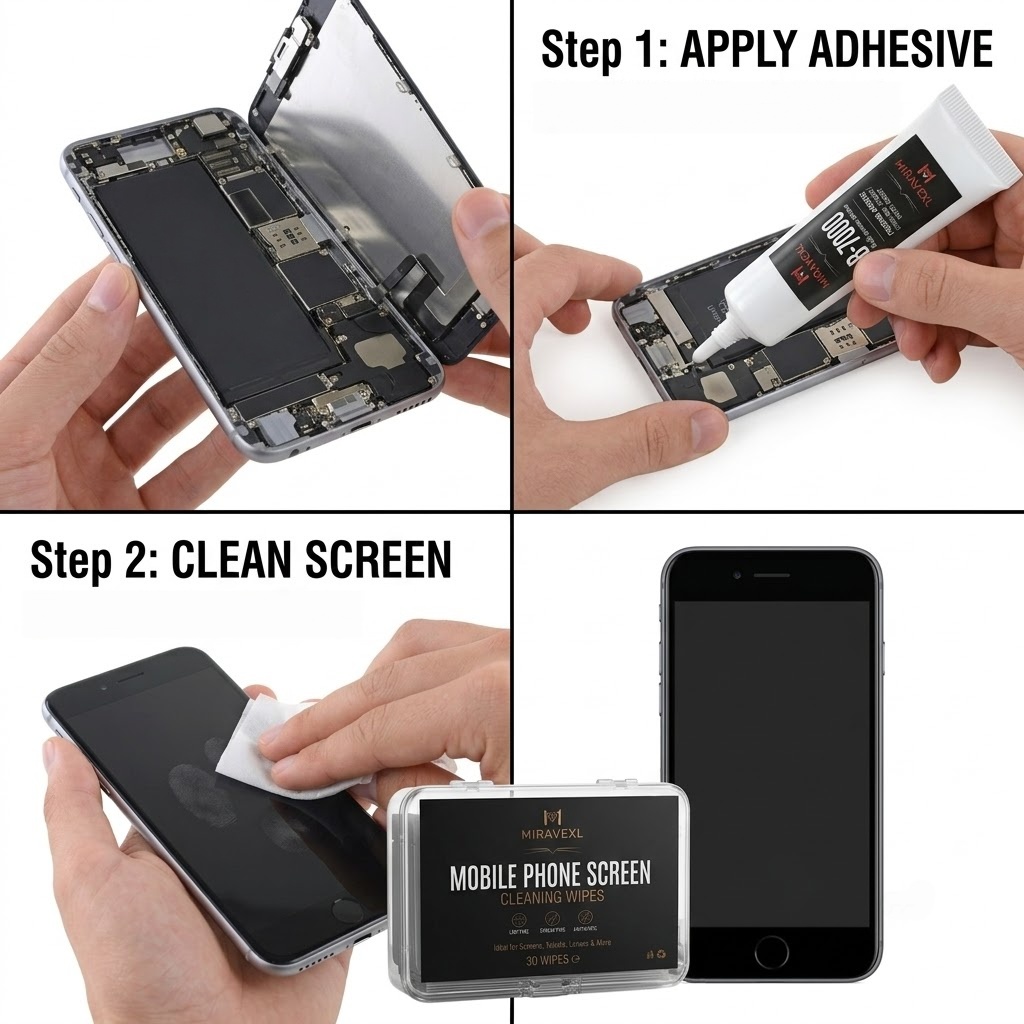 Telefon Ekranı Sökme Tamir Kit - Screen Cleaning Kit incelemesi ve fiyatı
