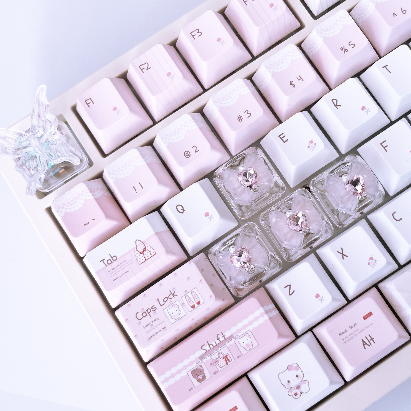 4 adet Kelebek Klavye Tuşları  - Laptop Accessories Cute incelemesi ve fiyatı