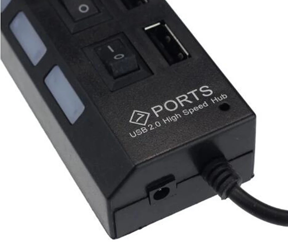 7 Port USB 2.0 Hub Splitter Di - Laptop Accessories For Office incelemesi ve fiyatı