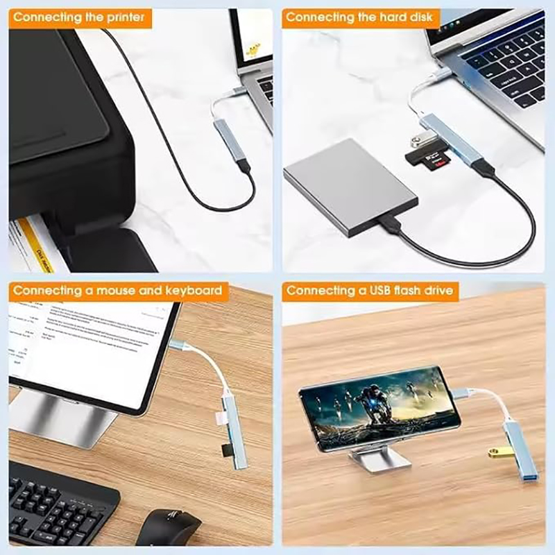 4-Port Çoklu Bölücü Tip C Hub  - Apple Accessories Laptop incelemesi ve fiyatı