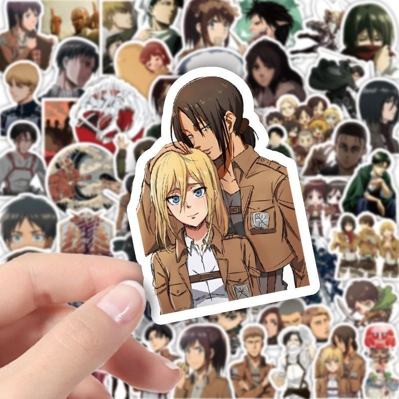 60 adet Titan Anime çıkartmala - Good Laptop Accessories incelemesi ve fiyatı