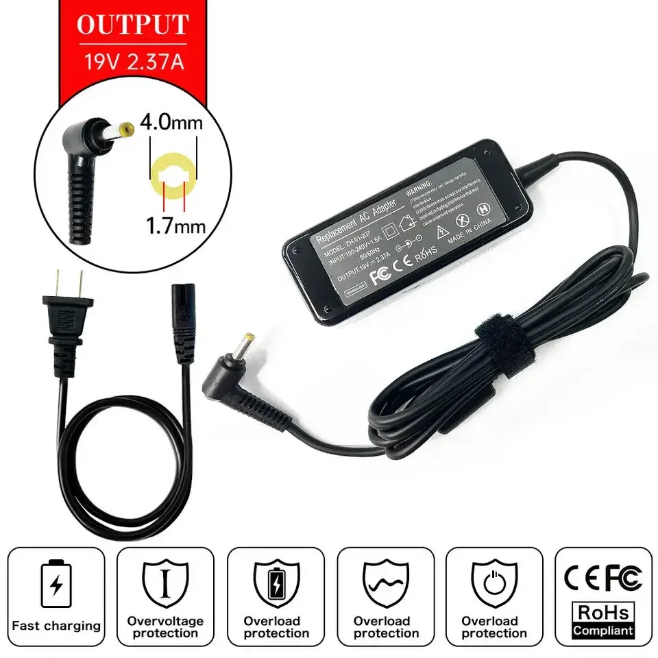 19 V 2.37A 45 W 4.0mm * 1.7mm  - Laptop Accessories Shop incelemesi ve fiyatı