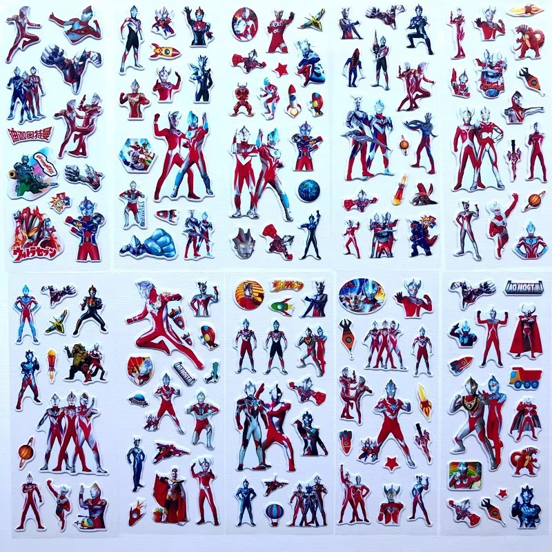10 adet Karikatür Ultraman 3D  - Laptop Accessories Kids incelemesi ve fiyatı